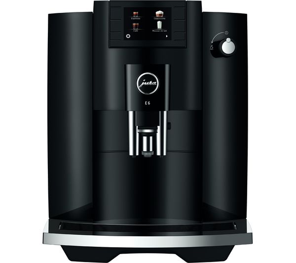 JURA E6 Bean to Cup Coffee Machine - Black