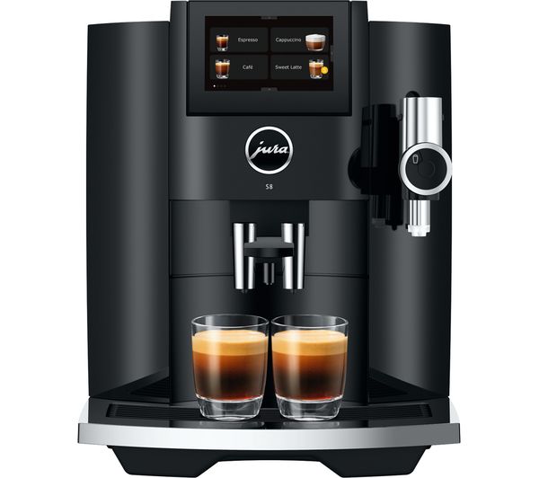 JURA S8 Smart Bean to Cup Coffee Machine - Dark Inox