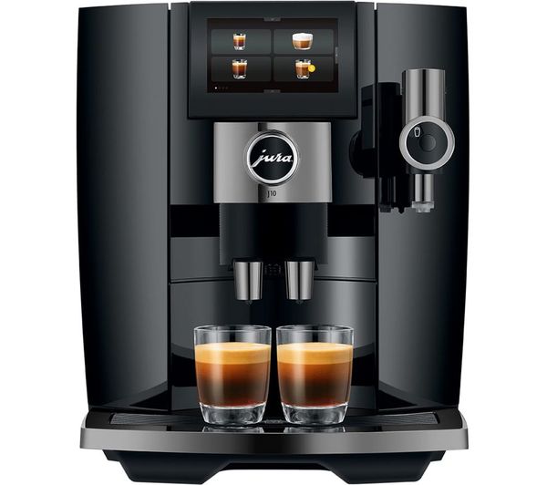 JURA J10 Smart Bean to Cup Coffee Machine - Piano Black